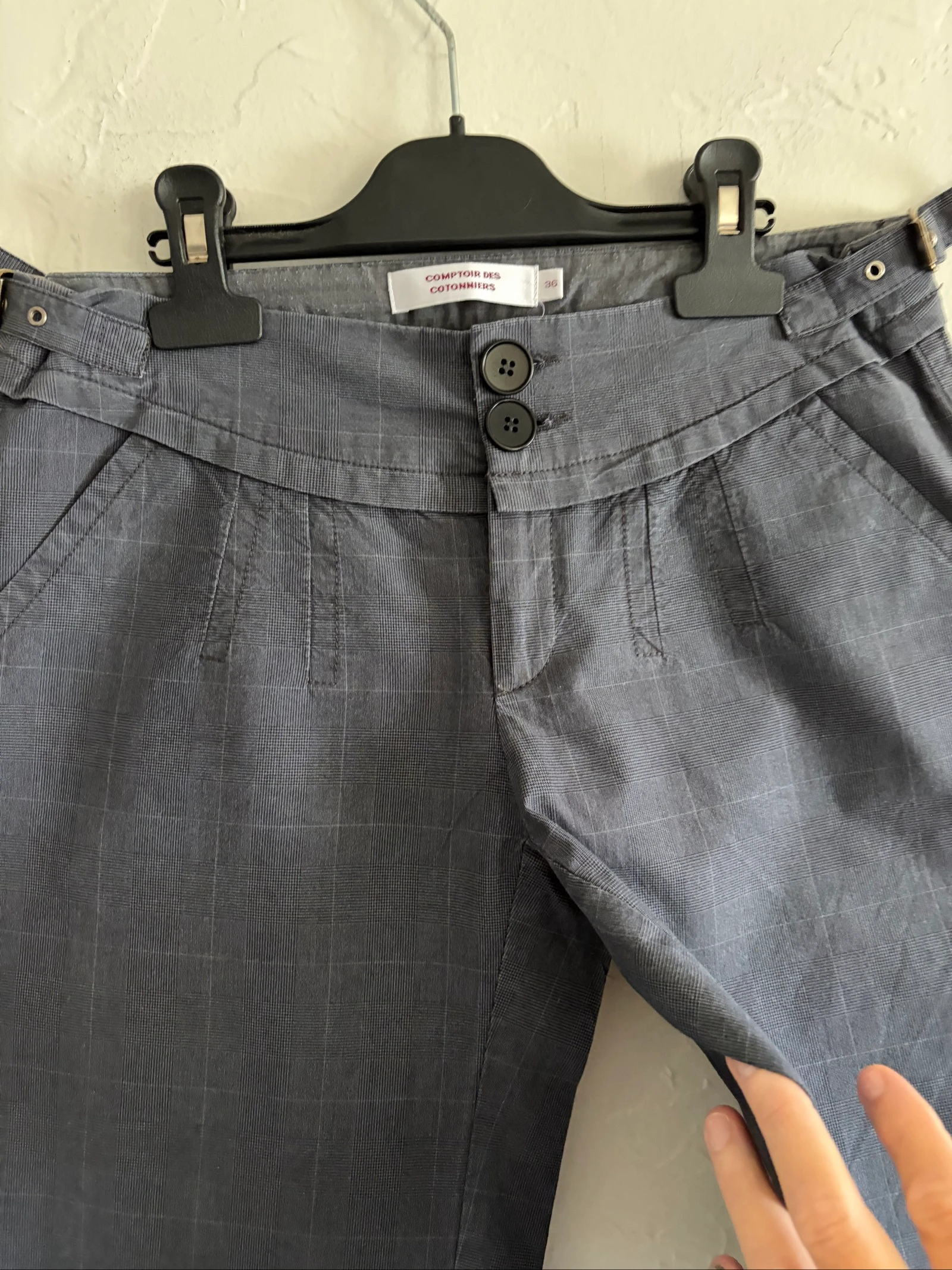 Bermudas cortos talle baja talla 36 Comptoir des Cotonniers vintage – photo 4